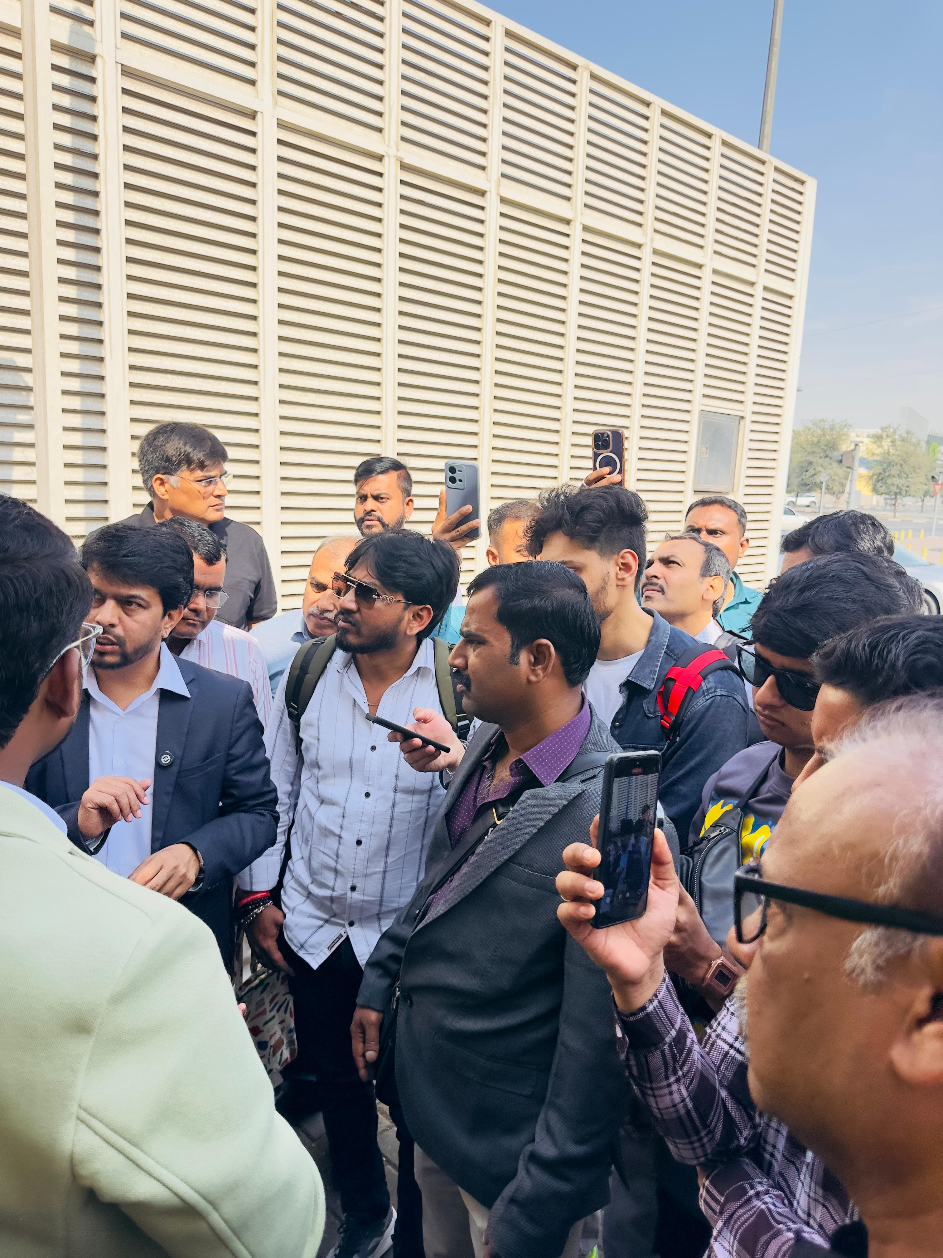 Kiran Wagh with Students